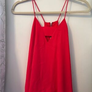Red Spaghetti Strap Top